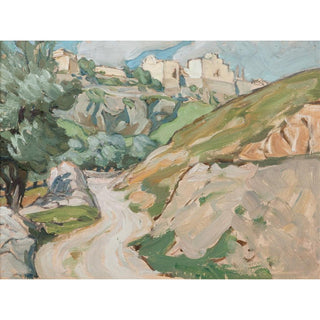 La route de Jérusalem, Étude - Anna Boberg | Reproduction Tableau Décoration murale affiche copie