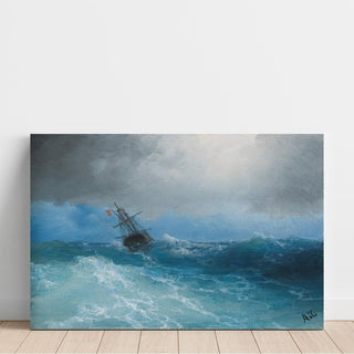 La tempête qui s'abat - Ivan Konstantinovich Aivazovsky | Reproduction Tableau Décoration murale affiche copie