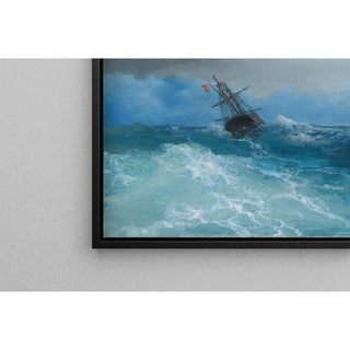 La tempête qui s'abat - Ivan Konstantinovich Aivazovsky | Reproduction Tableau Décoration murale affiche copie