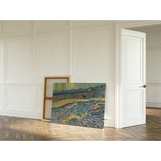 Laboureur dans un champ - Vincent van Gogh | Reproduction Tableau Décoration murale affiche copie