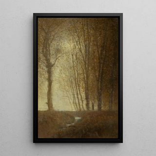 Ladislav Mednynszky - Edge of the Forest in the Moonlight.webp