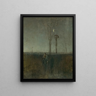 Ladislav Mednynszky - Landscape with rider.webp