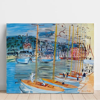Le Bassin de Deauville - Raoul Dufy | Reproduction Tableau Décoration murale affiche copie