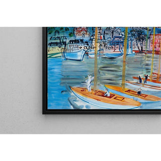 Le Bassin de Deauville - Raoul Dufy | Reproduction Tableau Décoration murale affiche copie