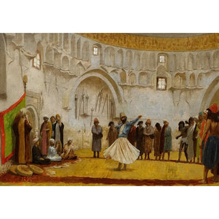 Le Derviche Tourneur - Jean-Léon Gérôme | Reproduction Tableau Décoration murale affiche copie