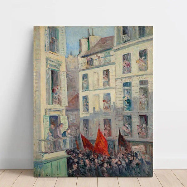 Le Front Populaire - Maximilien Luce — presentazione a parete dell’opera