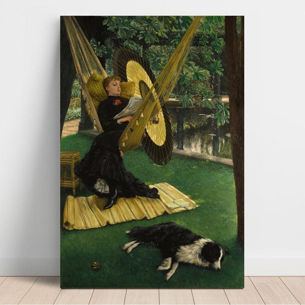 Riproduzione del dipinto Le Hamac - James Tissot