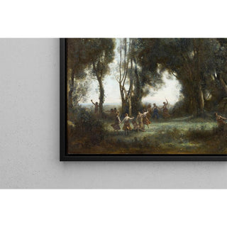 Le Matin, Danse des Nymphes - Camille Corot | Reproduction Tableau Décoration murale affiche copie