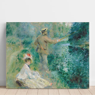 Le Pêcheur à la Ligne - Pierre-Auguste Renoir | Reproduction Tableau Décoration murale affiche copie