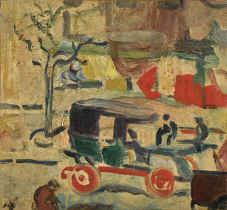 Le Taxi Boulevard Paris - Louis Valtat