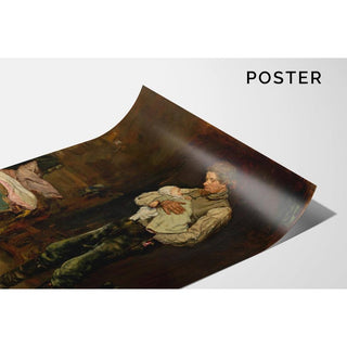 Le veuf - Max Liebermann | Reproduction Tableau Décoration murale affiche copie