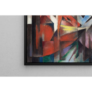 Les renards - Franz Marc | Reproduction Tableau Décoration murale affiche copie