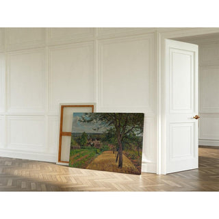 Les vergers de Louveciennes - Camille Pissarro | Reproduction Tableau Décoration murale affiche copie