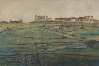 Lon Spilliaert - De Wellingtonrenbaan en het Royal Palace Hotel te Oostende kort na de Tweede Wereldoorlog.webp