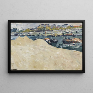 Louis Valtat - Sablires sur les quais de la Seine Paris.webp