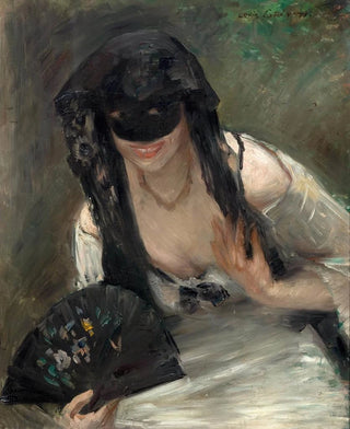 Lovis Corinth - Maske im weien Kleid.webp