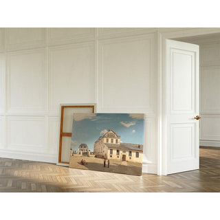 Maison et usine de Monsieur Henry - Jean-Baptiste-Camille Corot | Reproduction Tableau Décoration murale affiche copie