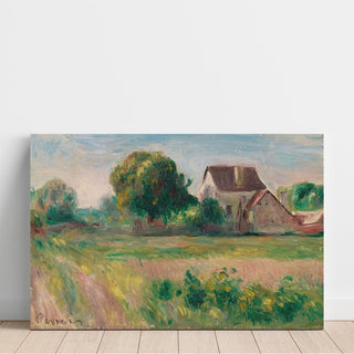 Maisons à Essoyes - Pierre-Auguste Renoir | Reproduction Tableau Décoration murale affiche copie