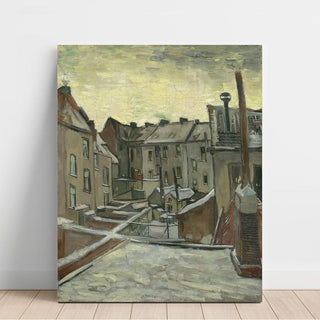 Maisons vues de l'arrière - Vincent van Gogh | Reproduction Tableau Décoration murale affiche copie