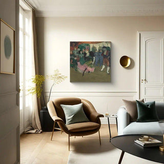 Marcelle Lender dansant le boléro dans Chilperic - Henri de Toulouse-Lautrec | Reproduction Tableau Décoration murale affiche copie