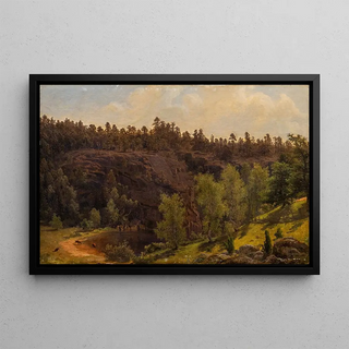 Marcus Larson - Woodland Pool in Sunshine.webp