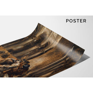 Marguerite à l’église Goethe, Faust, première partie, scène dans la cathédrale - Eugène Delacroix | Reproduction Tableau Décoration murale affiche copie