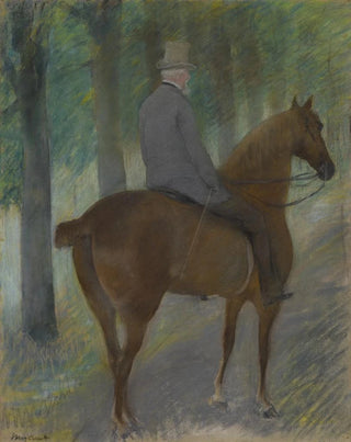 Mary Cassatt - Mr Robert S Cassatt on Horseback.webp