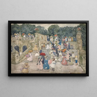 Maurice Prendergast - The Terrace Bridge Central Park.webp