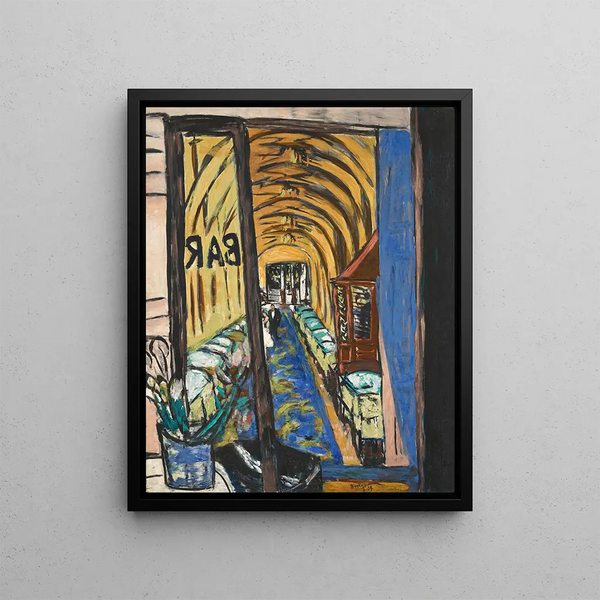 Un bar à Parigi - Max Beckmann — quadro incorniciato alla parete