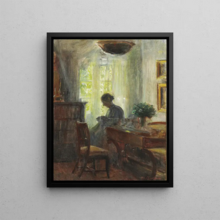 Michael Ancher - Interieur fra Kunstnerens Hjem Fru Anna Ancher ved Sytjet.webp