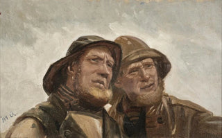 Michael Ancher - Two Fishermen Study.webp
