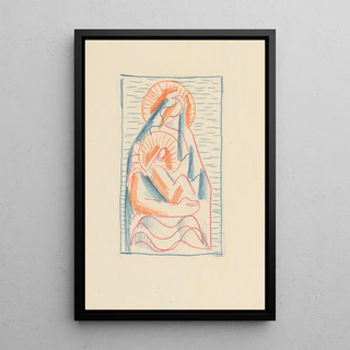 Mikul Galanda - Sketch for Madonna and Child in her Lap.webp