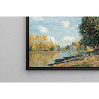 Moret : Les rives du Loing - Alfred Sisley | Reproduction Tableau Décoration murale affiche copie