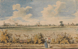 Nathaniel Smith - Westminster Abbey and St Pauls from Battersea Fields.webp