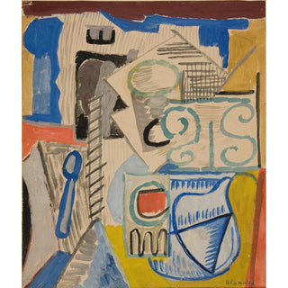 Nature morte avec cuillère - Sasza Blonder | Reproduction Tableau Décoration murale affiche copie