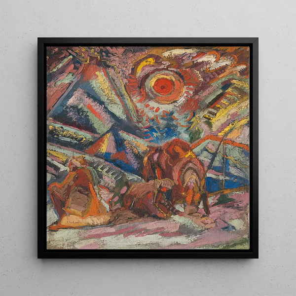 Odpoinok - Arnold Peter Weisz-Kubnan — quadro incorniciato alla parete