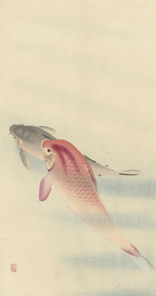 Ohara Koson - Two carp.webp