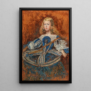 Olga Boznanska - Portrait of Infantin Margarita after Diego Velazquez.webp