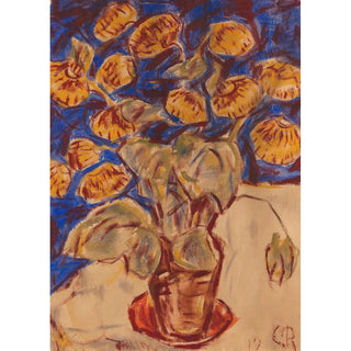 Pantoffelblume - Christian Rohlfs | Reproduction Tableau Décoration murale affiche copie