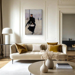 Parisienne sur la place de la Concorde - Jean Béraud | Reproduction Tableau Décoration murale affiche copie