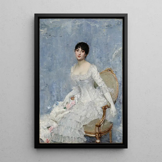 Paul Csar Helleu - Young Lady in White.webp