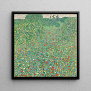 Pavot en fleurs Prairie de pavots - Gustav Klimt