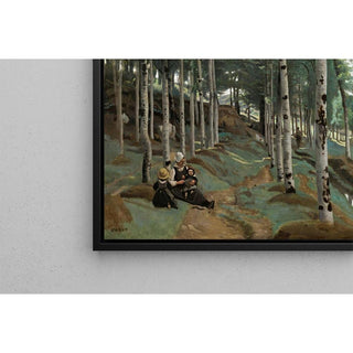 Paysage Breton - Jean-Baptiste Camille Corot | Reproduction Tableau Décoration murale affiche copie