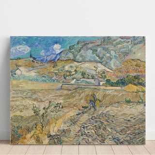 Paysage à Saint-Rémy - Vincent van Gogh | Reproduction Tableau Décoration murale affiche copie