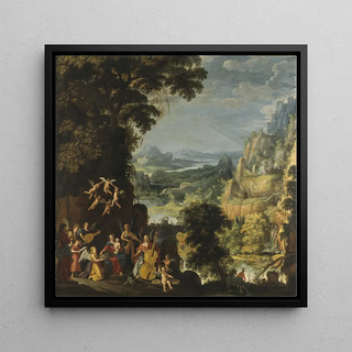 Paysage avec la fuite en Égypte - David Teniers l'Ancien