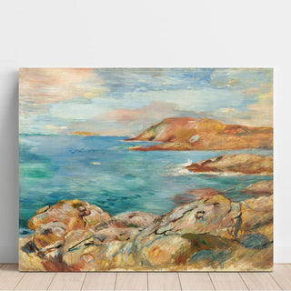 Paysage de Bord de Mer - Pierre-Auguste Renoir | Reproduction Tableau Décoration murale affiche copie