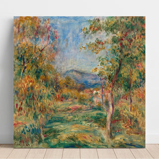 Paysage de Cagnes - Pierre-Auguste Renoir | Reproduction Tableau Décoration murale affiche copie