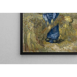 Paysanne liant des gerbes Après Millet - Vincent van Gogh | Reproduction Tableau Décoration murale affiche copie