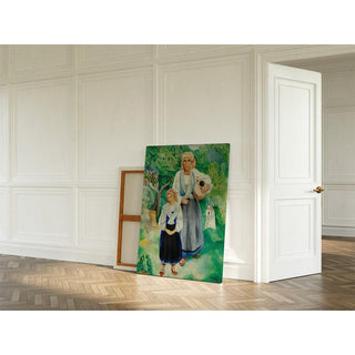 Paysannes en costume traditionnel - Moïse Kisling | Reproduction Tableau Décoration murale affiche copie