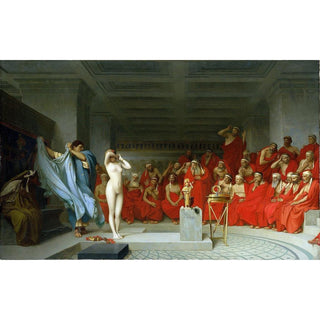 Phryné révélée devant l'aréopage - Jean Léon Gérôme | Reproduction Tableau Décoration murale affiche copie
